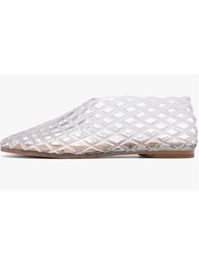 NEW Clear Jelly Ballet Flats Comfortable Clear Shoes Closed Toe 10